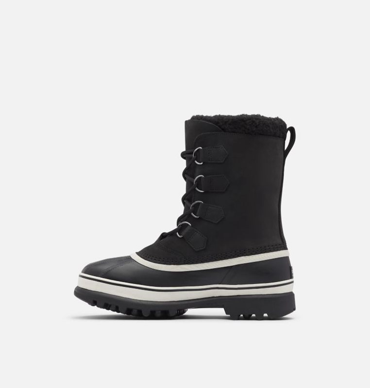 Mens Snow Boots Black/Grey - Sorel Caribou™ - 817-PTDGAL